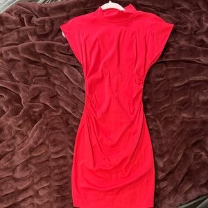 Zara Vibrant Red Mini Dress
